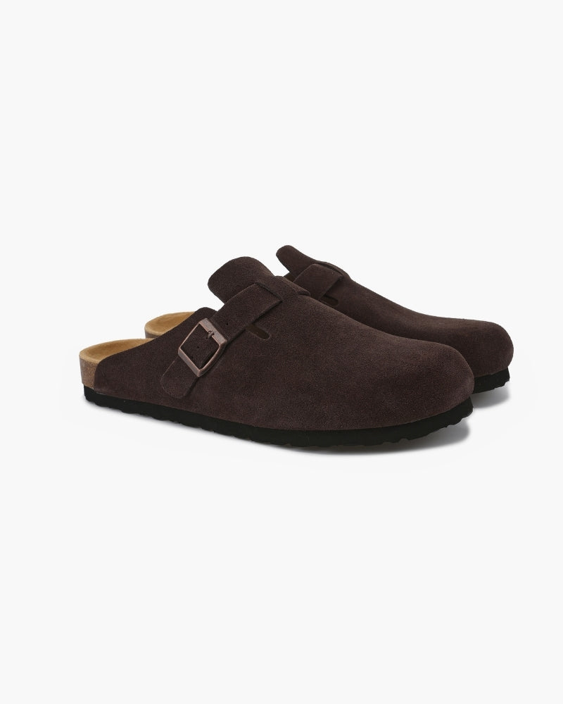 Old Money Suede Clogs