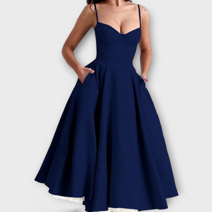 Mélie – Light summer dress with corset detail