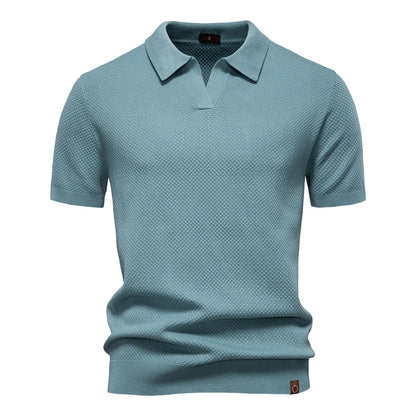 Jacquard Knit Polo