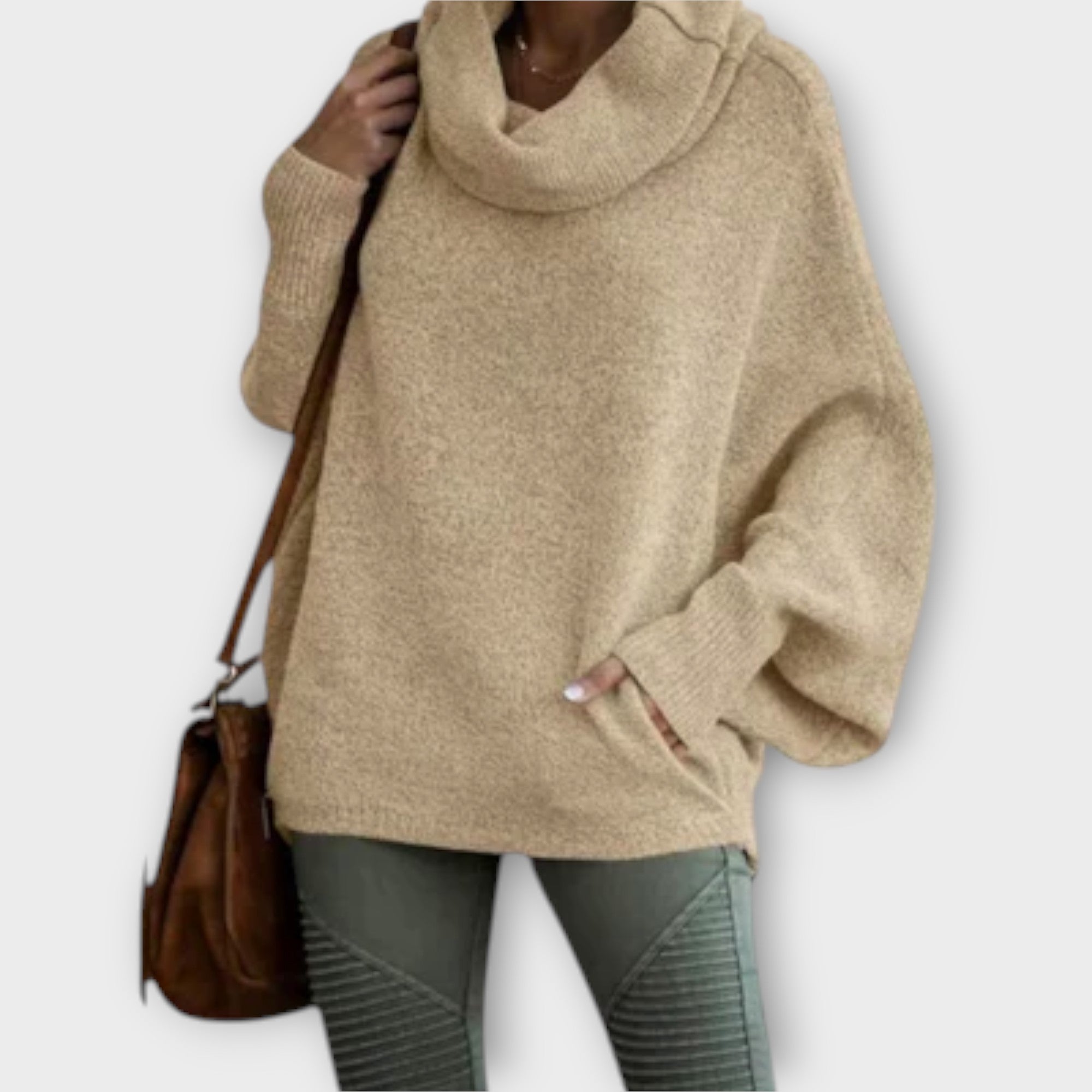 Ulrike - Elegant Women's Sweater in Tortoiseshell